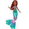 Mattel Disney Ariel Mini Doll from the Live-Action Movie "The Little Mermaid" (HNF43) with Movable Sparkly Tail Fin for Ages 3 and Up