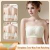 Women's Strapless Minimizing Bandeau Bra - Anti-Sag, Light, and Supportive for Large Busts