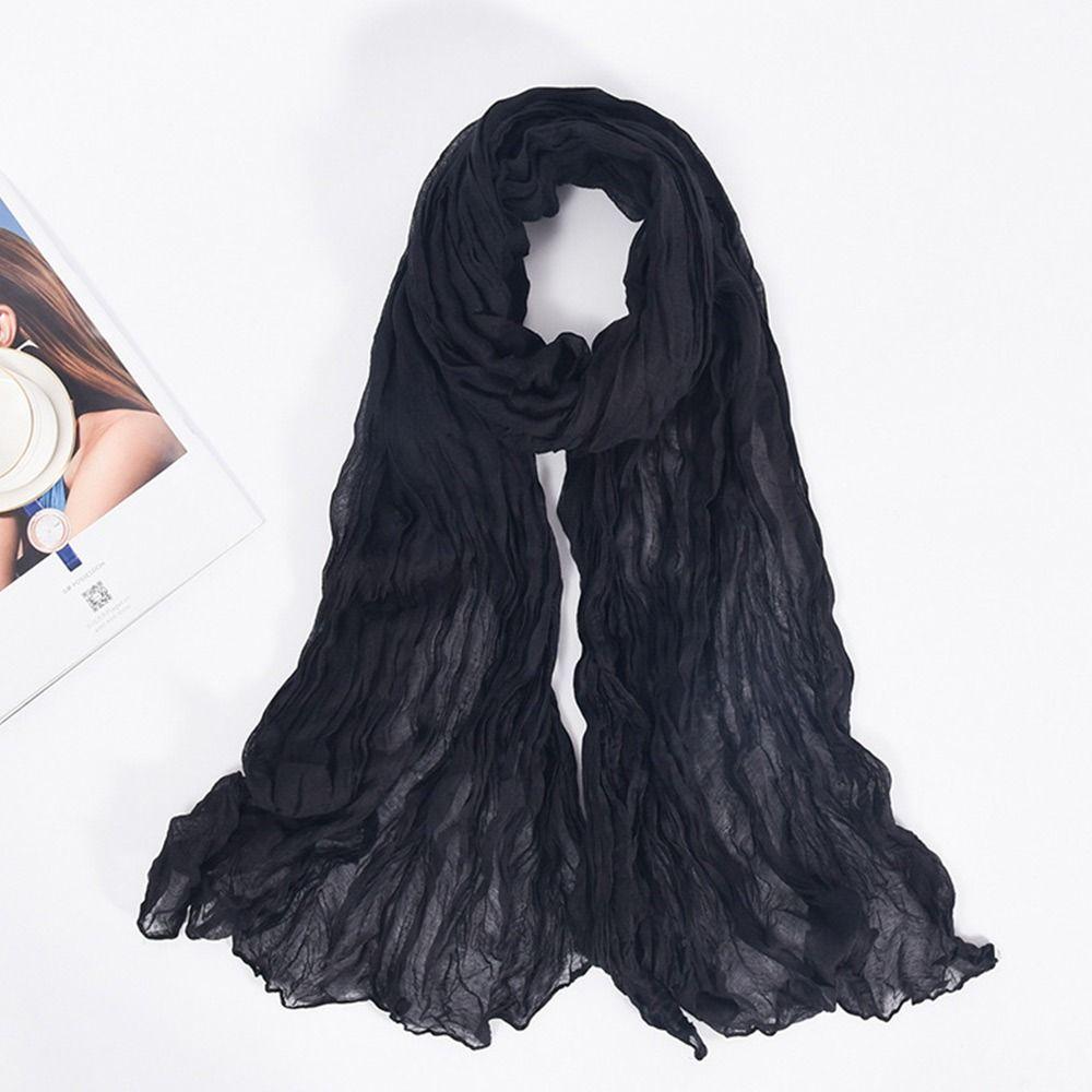 Long Shawls Sun Protection Wrap Hijab Summer Scarf  for Women Men