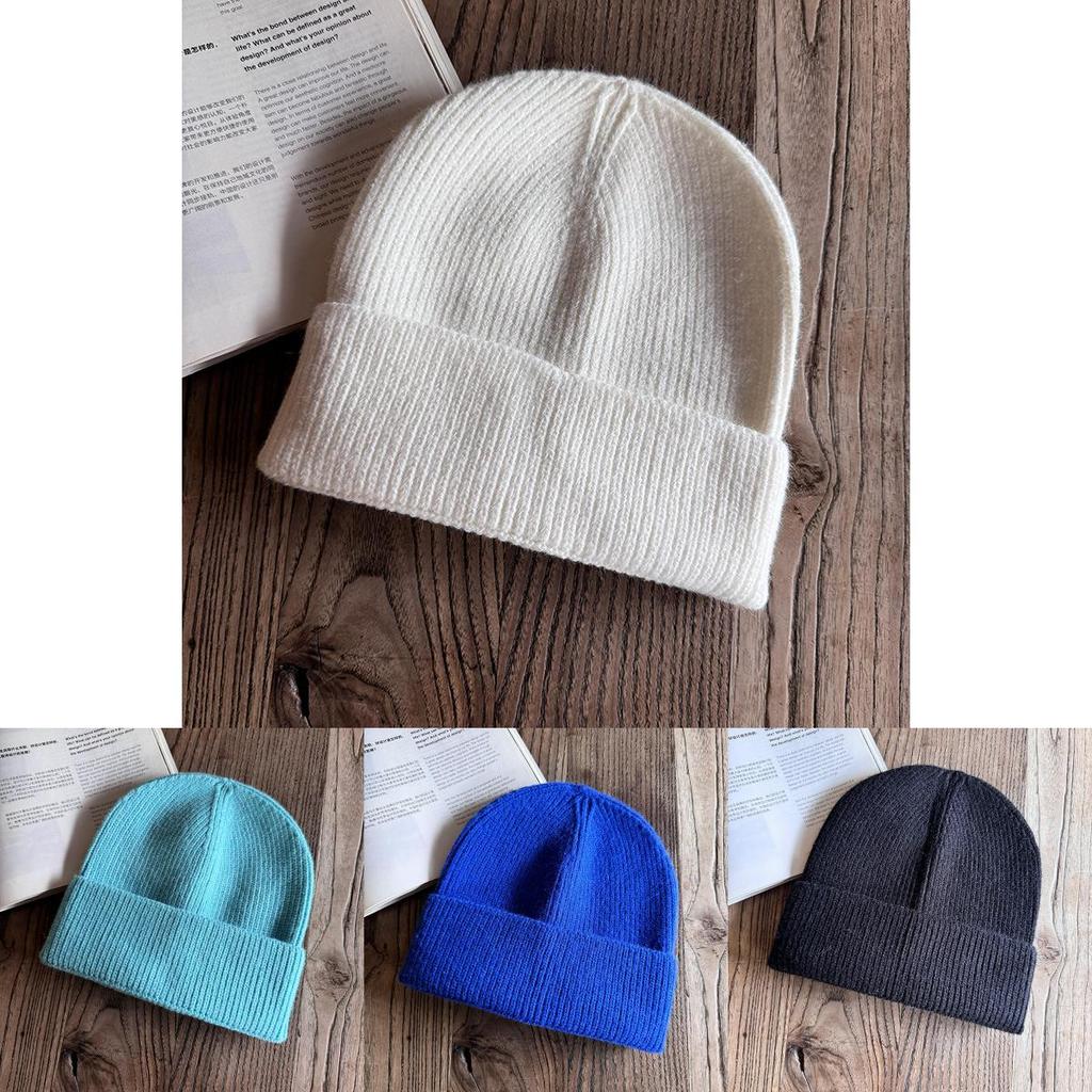Knitted Beanie Hat For Men Women Warm Winter Fashion Acrylic Earflap Cap For Outdoor Use