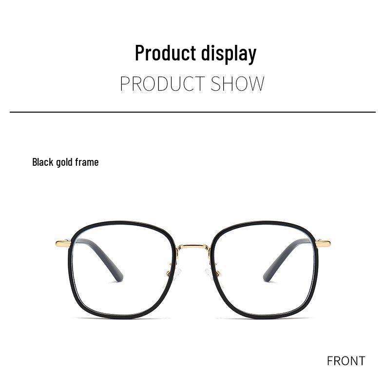 Elegant Anti-Fatigue Women's Reading Glasses - Large Frame, HD Vision, Youthful Look.