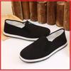 Old Beijing Cloth Shoes Men's Spring Black Single Anti Slip Breathable Wear-resistant Work Labor Protection Board Cotton Eight Way