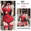 Sexy Lingerie Hot Hollow Dress Uniform Seduction Sexy Perspective Side Split Cheongsam Cosplay