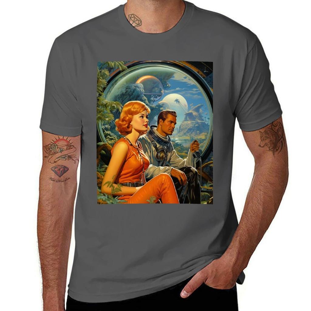 Nostalgic Futurism T-Shirt Anime T Shirts for Man Printed T Shirts for Man Graphic T Shirts for Man T-Shirt