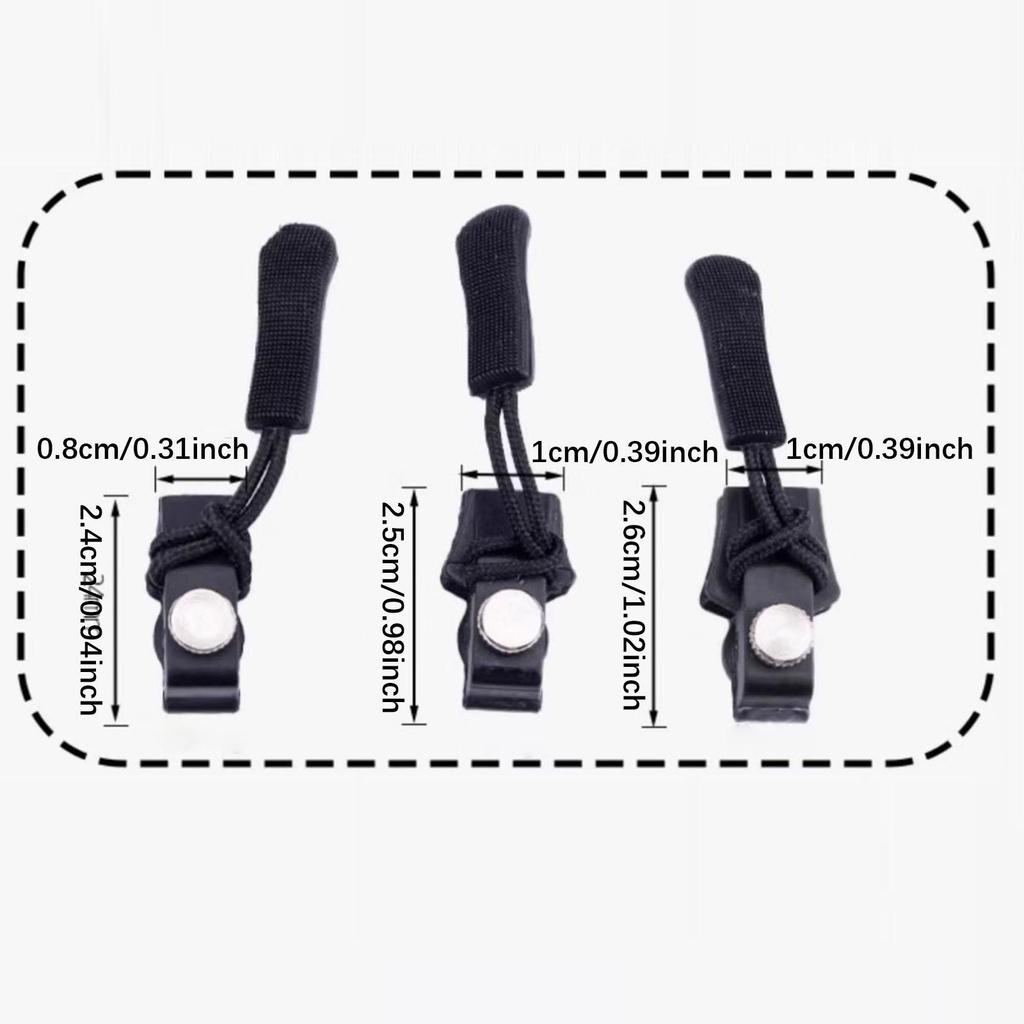 30x Zestaw do naprawy zamków błyskawicznych, Zawieszki do zamków błyskawicznych, Regulowane Uniwersalne Zdejmowane Suwaki do zamków błyskawicznych