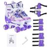 Roller Skates for Kids with Protective Gear 4 Size for Children of Different Ages Adjustable Light Up LED Luminous
