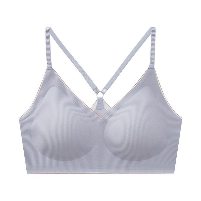 "Women's Seamless Casual Sling Bra - Breathable, Sexy, No Steel Ring"