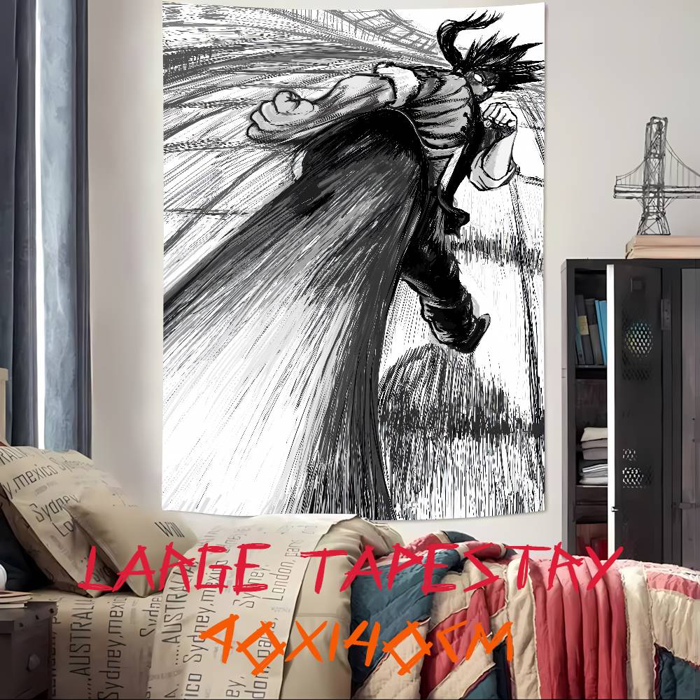 

Large HOT Popular Cool Anime One PPunchS Top Man Tapestry Decoration Bedroom Dormitory Background Tapestry 74x94cm(29x37in)