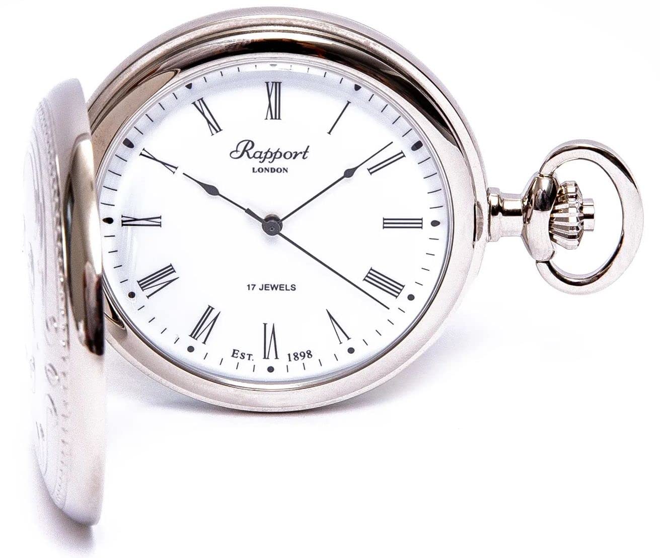 

Pocket Watch Mechanical Manual Winding PW15 Silver [Raport] Men s срібний