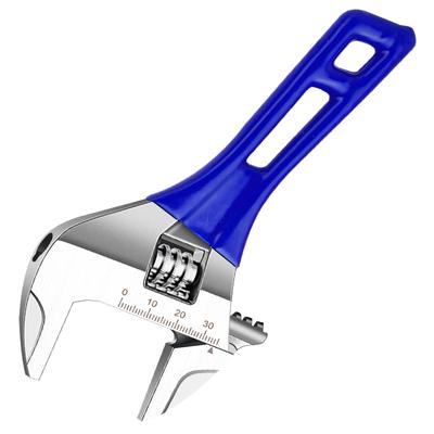 Clé à molette réglable RAYENR Acier inoxydable Clé universelle Clé de salle de bain Outils ménagers à grande ouverture pour la réparation de plomberie