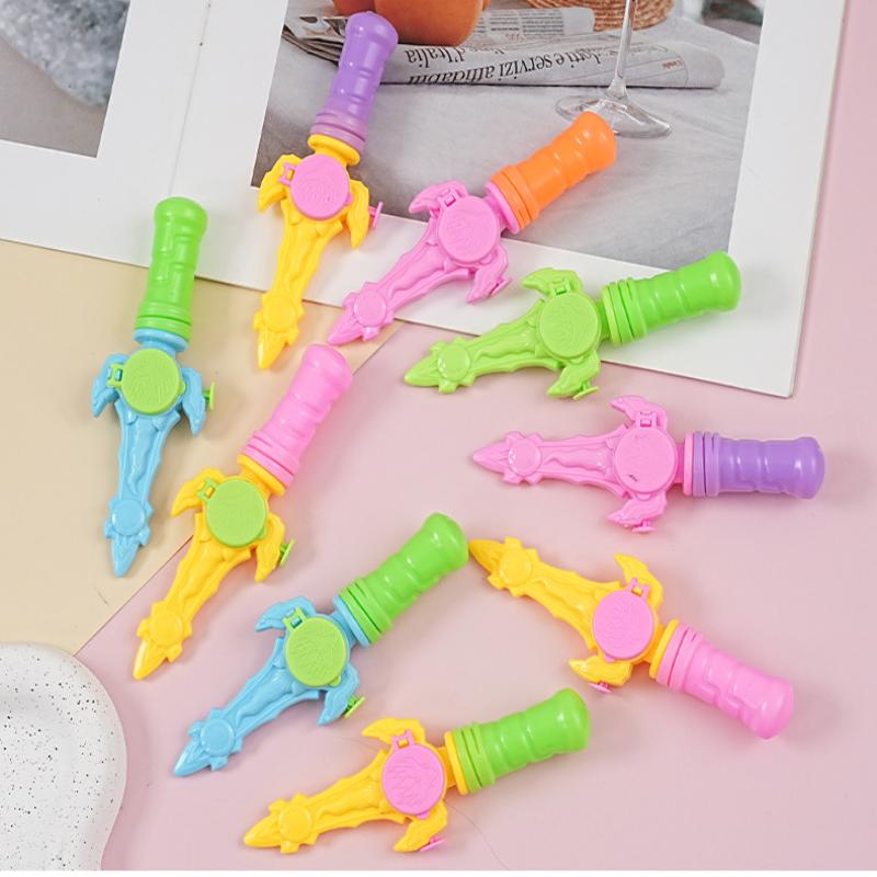 

10Pcs Mini Flying Disc Sword Fun Launcher Children s Toys For Baby Birthday Party Favors Gift Pinata Filler Treat Bag one size