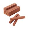 Red Cedar Blocks with Pack of 10cm Wide X 1cm Deep X 1cm Natural 02070694 Sandpaper, 20, High, Brown,