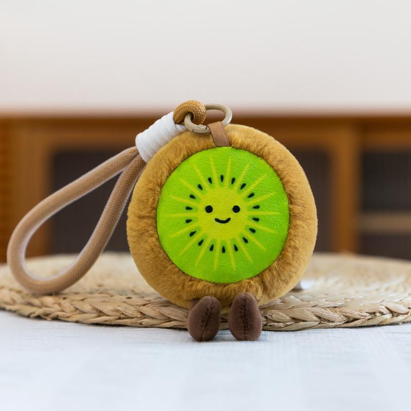 Cute Fruit Plush Keychain With Pp Cotton Filling For Kids Girls And Boys