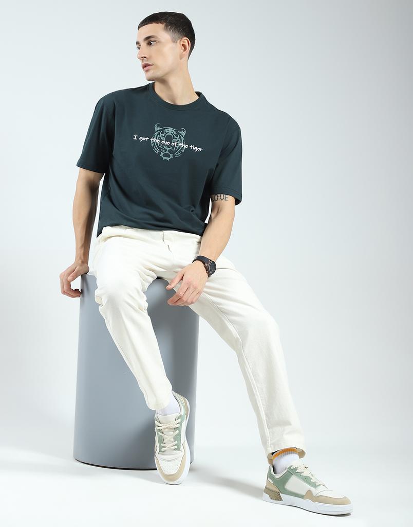 ROCK.IT from House of Monte Carlo Men's Regular Fit Printed T-Shirt