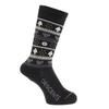 DESCENTE Junior Odor Far Silver Ion Socks for Juniors and DWDWJB61 BLK Socks, Antibacterial, Resistant, Warm, Infrared, (Ag+) Kids,