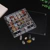 A Collection Of Natural Stones Storage Box For Children'S Experiments, 1Set Of Minerals And Gems For Creativity Gift