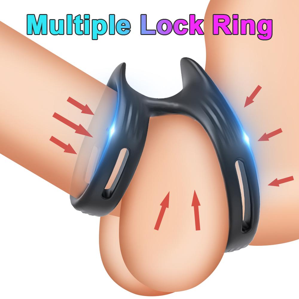 Penis Ring For Men Silicone Cock Ring Sex Toys For Man Delay Ejaculation Stronger Erection Adult Goods Erotic Toys For Couple 18