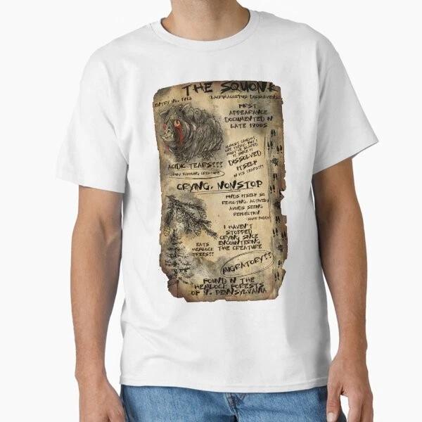 Cryptid Studies Squonk Classic Tshirt Made In Usaaus Tshirt S2xl S