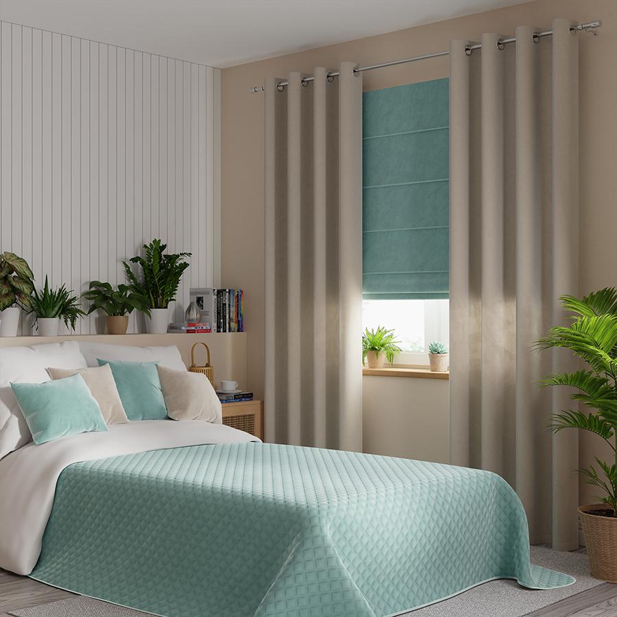 Velvi Quilted Bedspread - Refreshing Mint - 170X210