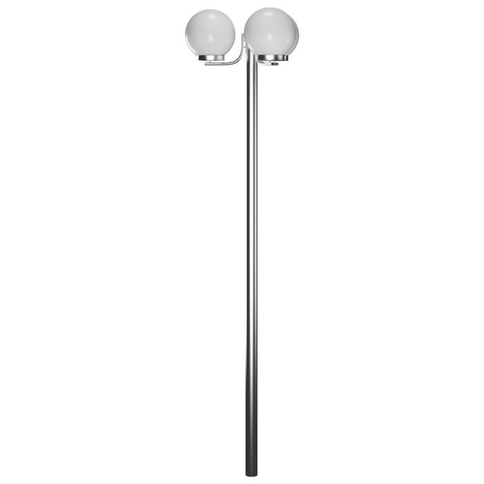 VidaXL Garden Floor Lamp 3 Lights 220 Cm Garden Lamp Outdoor Lighting 40389