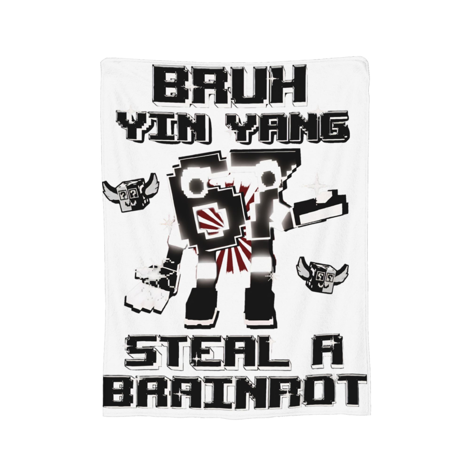 Украсть Мозговая Гниль Шесть Семь 67 Итальянская Мозговая Гниль Игровой Покрывало Флис Ультра-Мягкое Плед для Кровати Спальни Одеяло 30x40in