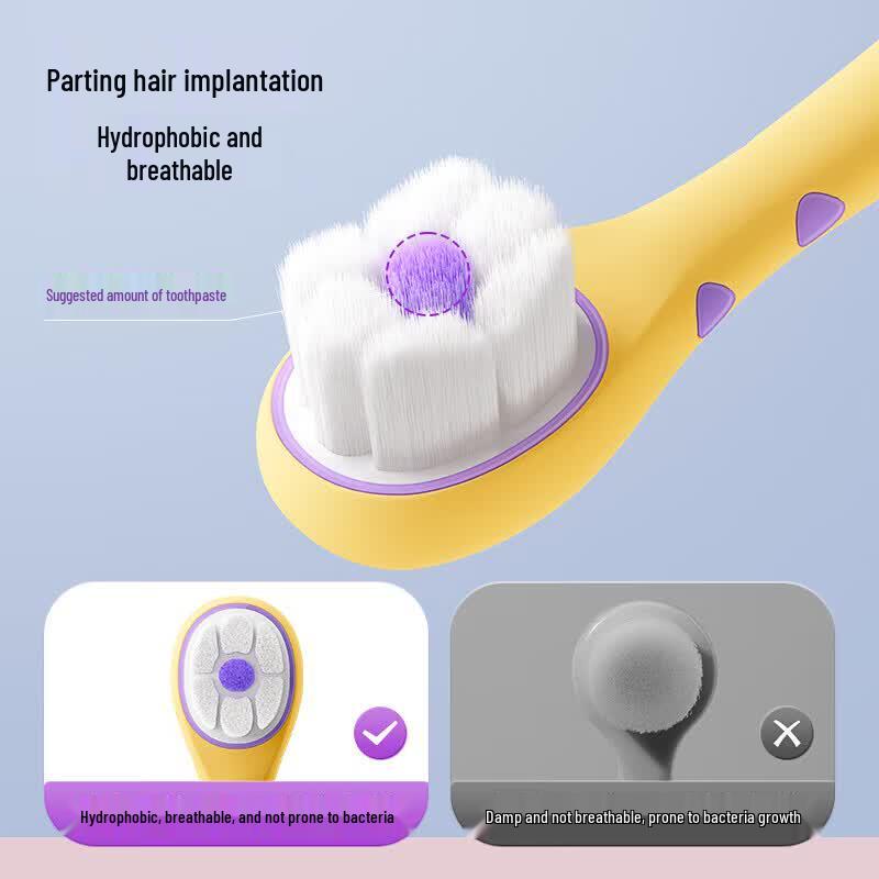 PROTEFIX Children's Soft Bristle Toothbrush 3-Pack