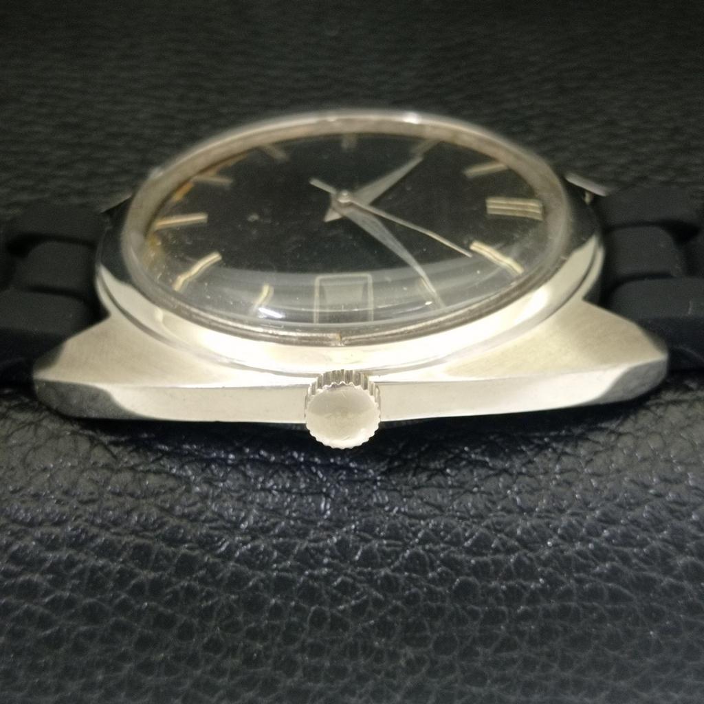 VINTAGE SEIKO HAND-WINDING 6602B JAPAN MENS ORIGINAL DIAL WATCH A703931-1