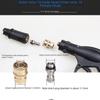 2-Point Brass Quick Connect High-Pressure Water Gun Hose for Car Washing and Cleaning 380.