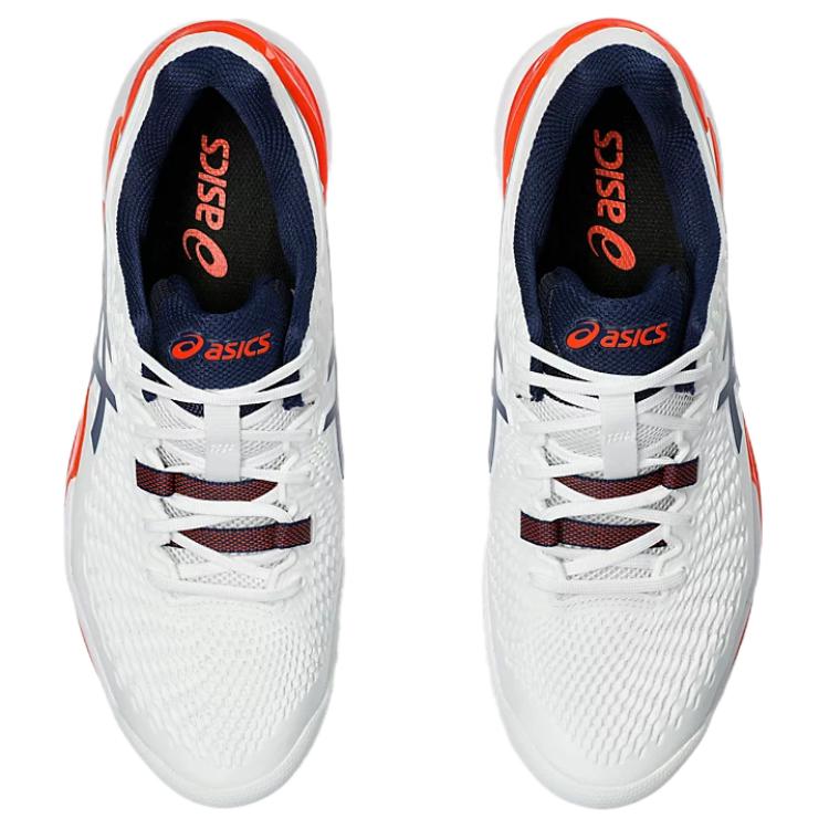 Asics Gel-Resolution 9 Trendy Sports Low-Top Tennis Shoes Men Sneaker White 1041A377-102