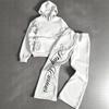 Herren Hoodie Jogginganzug Set Mit 3D Grafikdruck Streetwear Stil Große Größen Bis 6XL Tragen