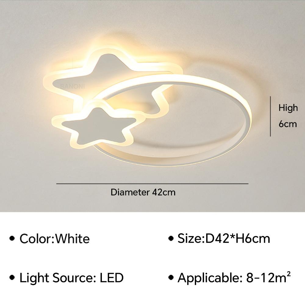 Modern LED Ceiling Lamp For Children Room Living Dining Bedroom Study Aisle Chandelier Indoor Home Decor Lighting Fixture Luster