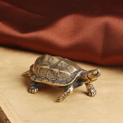 Collection Longevity Turtle Car Decoration Craft Gift Tortoise Statue Brass Tortoise Desktop Ornaments Turtle Figurines
