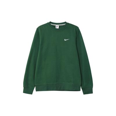 Nike Club Fleece Solid Logo Crew Neck Sweatshirt Men Tops Green 623459-341