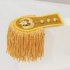 1Pair Multipurpose Tassel Fringe Epaulets Colorful Jackets Overcoats Epaulett  for Drum Horn Band