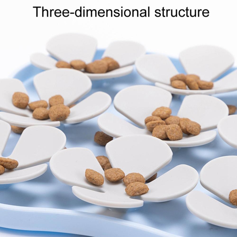 Flower Shape Silicone Cat Dog Licking Bowl Anti-Choking Food Mat Gift with Suction Cups (FDA Certified)