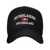 Gorra Unisex para Mujer Bandera de Suiza Retro Gorras de Béisbol Ajustable Ropa Casual