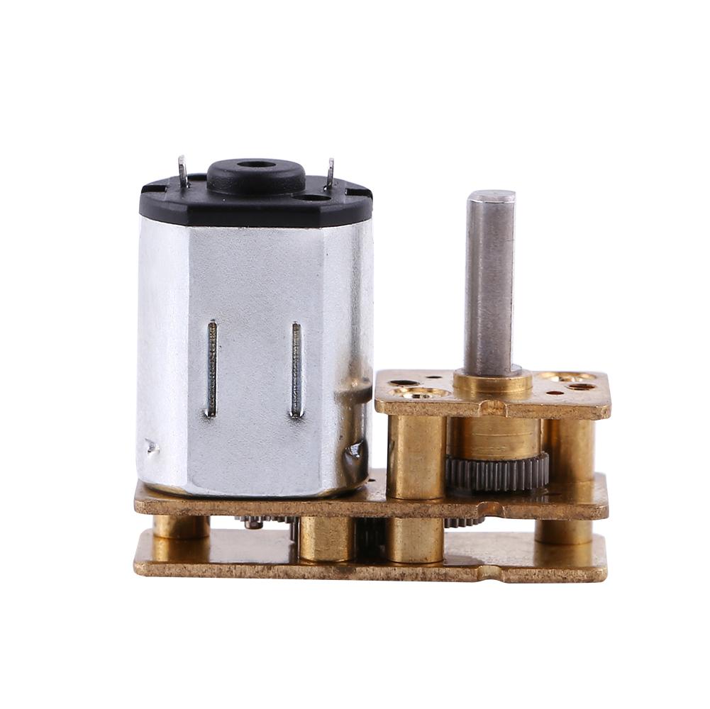 1pc Metal DC 6V 100RPM Micro Electric Geared Motor Speed Reduction Geared Box