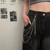 Punk Hip-hop Hollowed-out Stars Cross Tassel Multi-layer Waist Chain Trouser Chain for Women Skirt Decorative Charm Body Jewelry