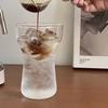 Ins Wind Niche Ice American Latte Coffee Cup Heat-resistant Glass Cold Brew Sparkling Water Cup Breakfast Cup Milk Cup