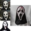 Scream Geist Latexmaske Horror Kostümzubehör für Halloween-Partys