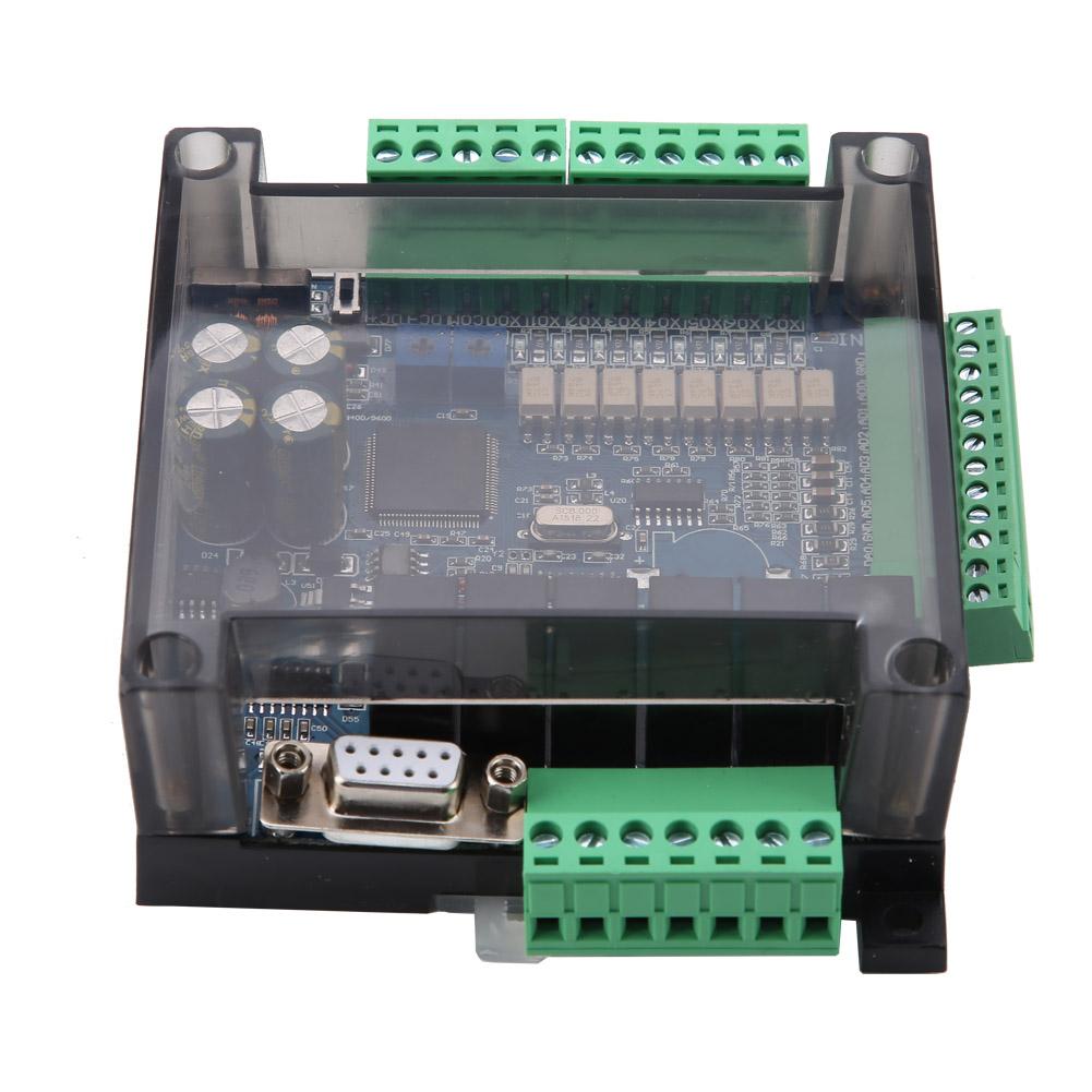 PLC Industrial Control Board FX3U-14MR 8 Input 6 Output Programmable Simple Controller