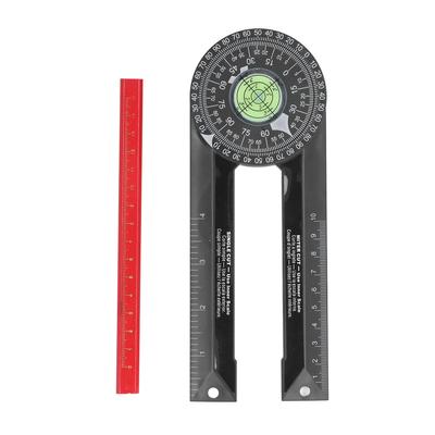 Miter Saw Protractor Angle Finder Gauge Laser Scale for Carpenters Plumbers Building Trades