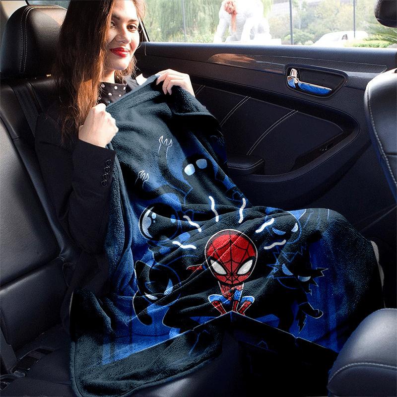 1pc Spier-Man Printing Blanket - Soft, All-Season Throw for Living Room, Beroom,Personalize Gift with Aorable Cartoon Esign