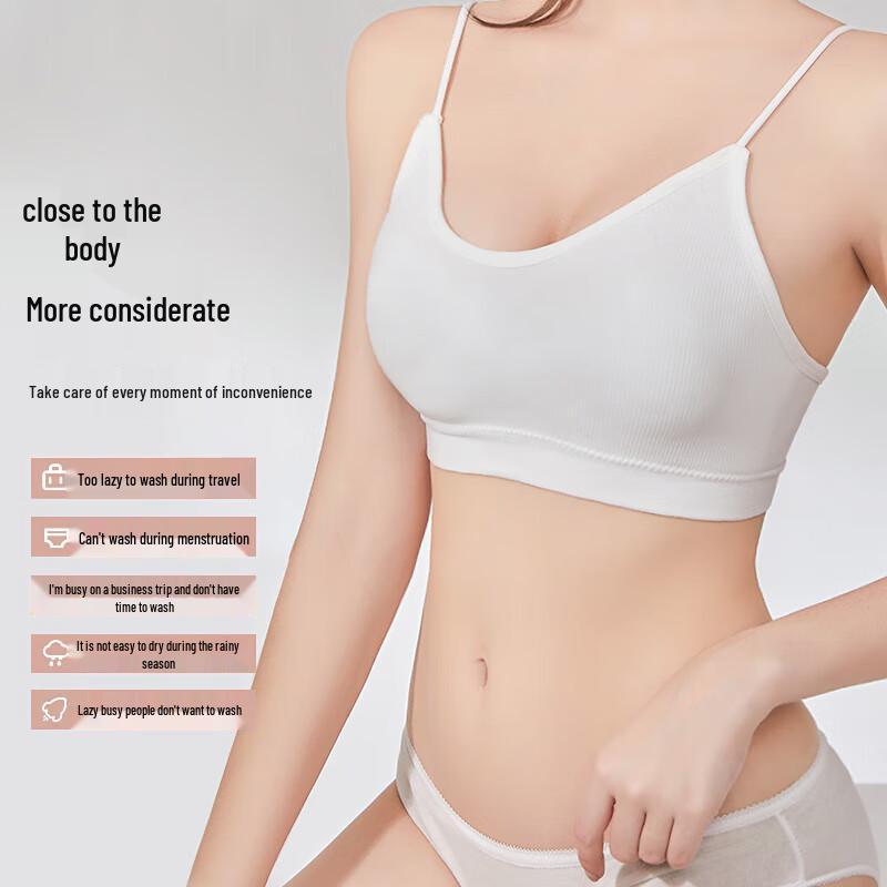 Disposable Cotton Padded Bralette