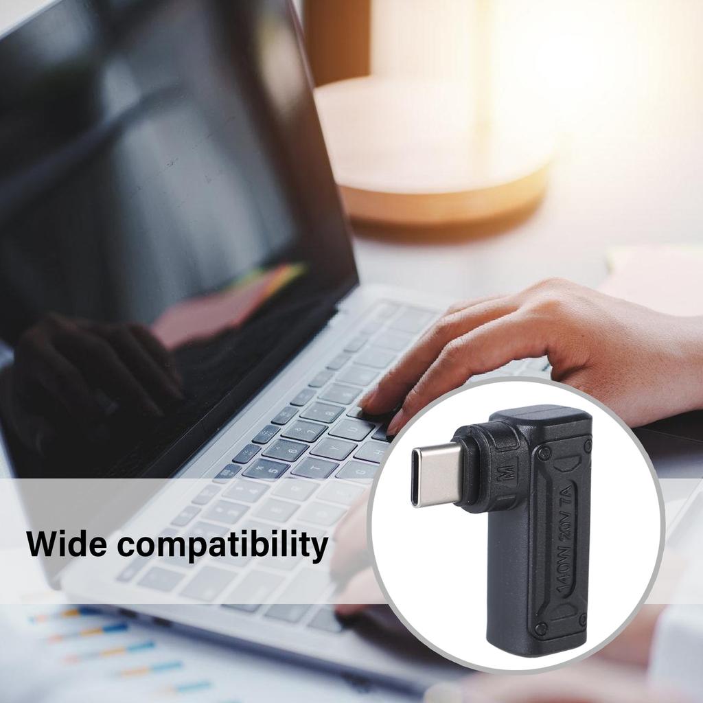 Portable 140W Type C Charging Converter High Efficiency PD Power Adapter Charging Connectors Head for Office and Travel