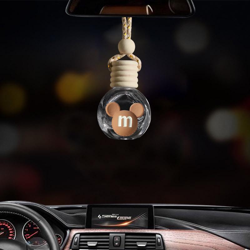 Cartoon Car Air Vent Perfume Bottle Ornament