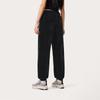 Li Ning Sports Lifestyle Series Loose Fit Cuffed Mid Waist Casual Pants Women bottoms Black AKLU324-3