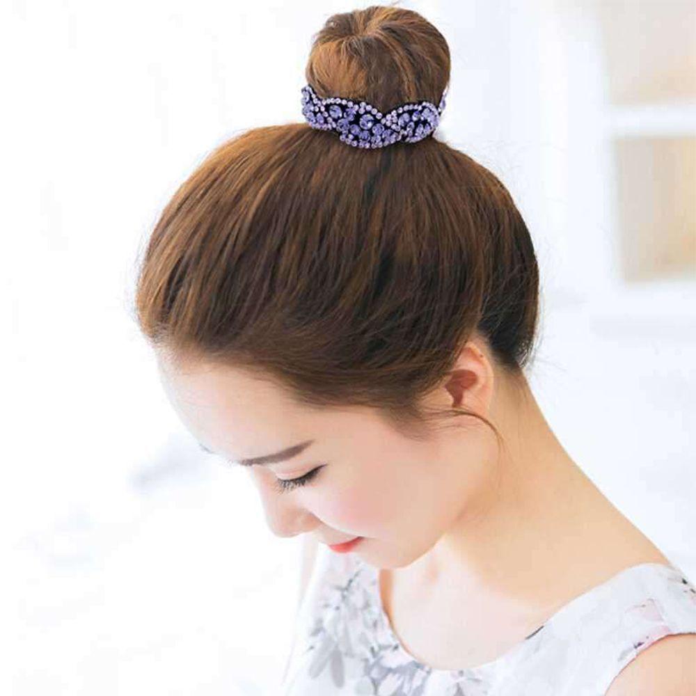 Barrettes Rhinestone Women Hair Claws Hairpin Leaves Shape Headwear