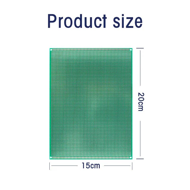 1PCS PCB Prototype Board 15x20cm 20x30cm Single Side Protoboard Green Fiberglass Plate Diy Universal Circuit Boards