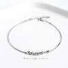 Silver Color Small Doudou Silver Bead Bracelet Beads Exquisite Simple Women Bracelet Fine Jewelry Accessories for Women